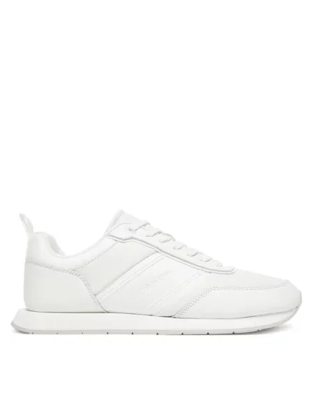 Αθλητικά Calvin Klein Low Prof Runn Laceup Tape λευκό