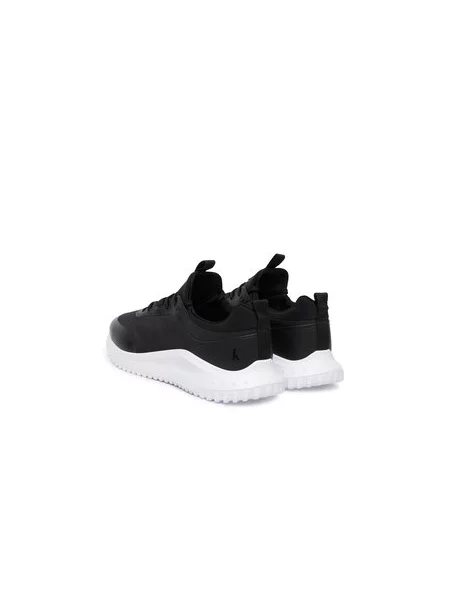 Calvin Klein Superge Eva Runner Laceup Sock Mat Mix črna