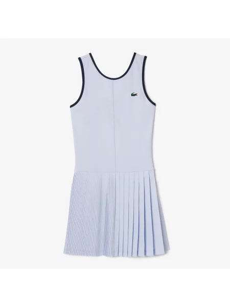 Lacoste Sukienka Slim Fit niebieski