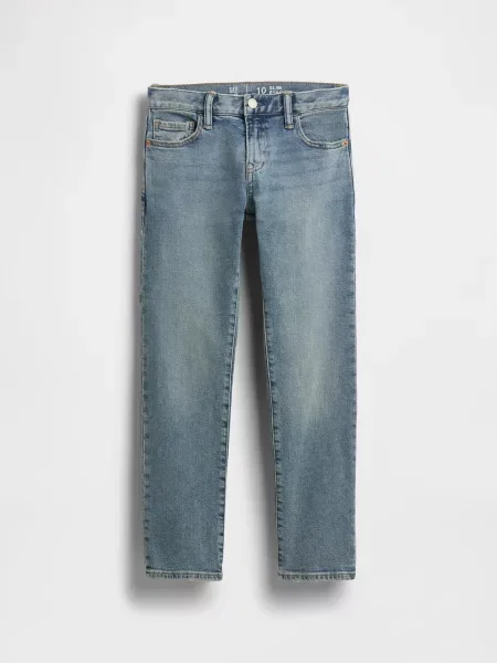 Pantaloni copii Gap albastru