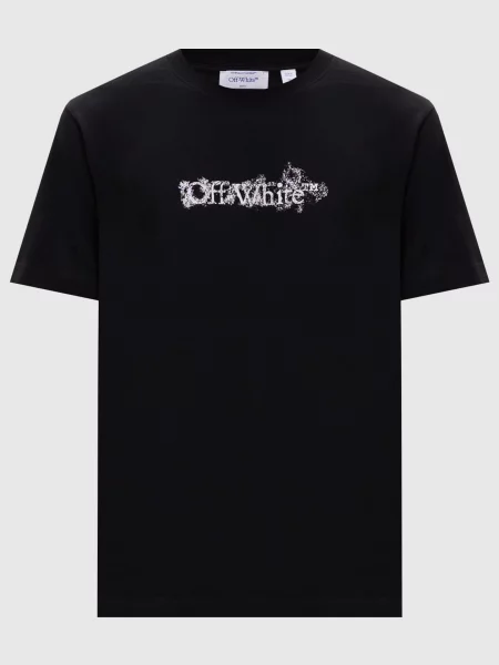 Футболка з принтом Off-white чорна