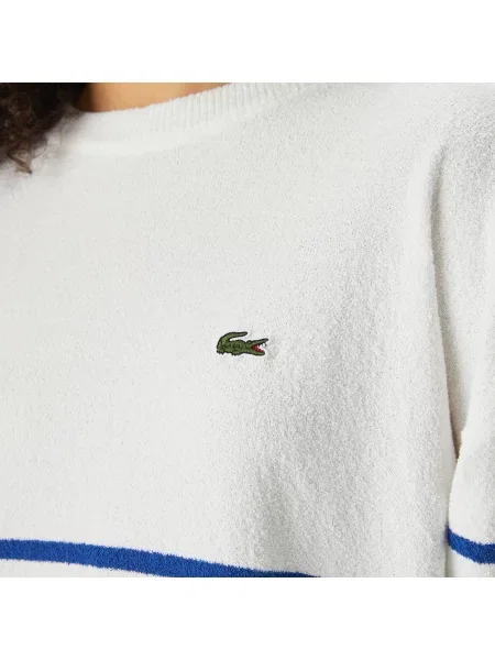 Lacoste Sweter Lacoste biały