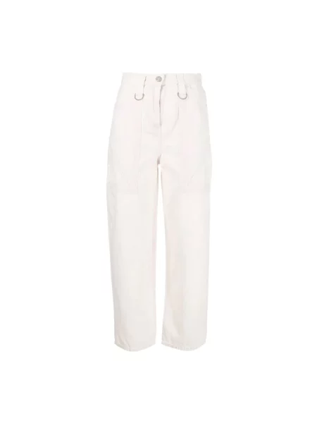 Proste jeansy Iro casual różowe