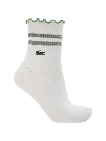 Ponožky Lacoste biela