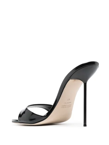 Sandale Paris Texas din piele negru