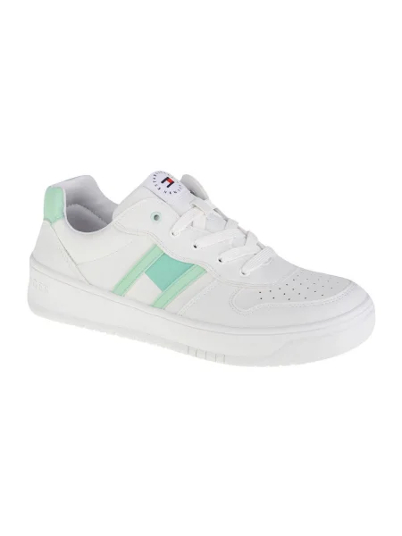 Sneakerși copii Tommy Hilfiger alb