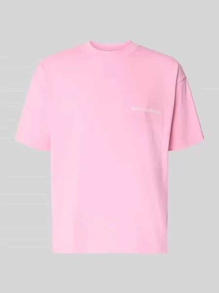 T-shirt z nadrukiem i okrągłym dekoltem Another Cotton Lab