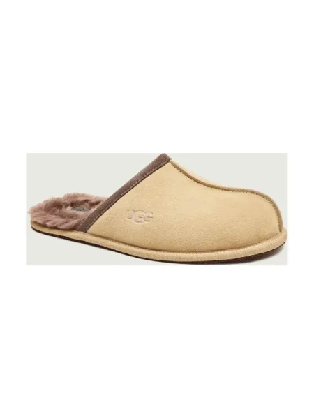 UGG Căptușite papuci de casă M SCUFF | piele întoarsă bej