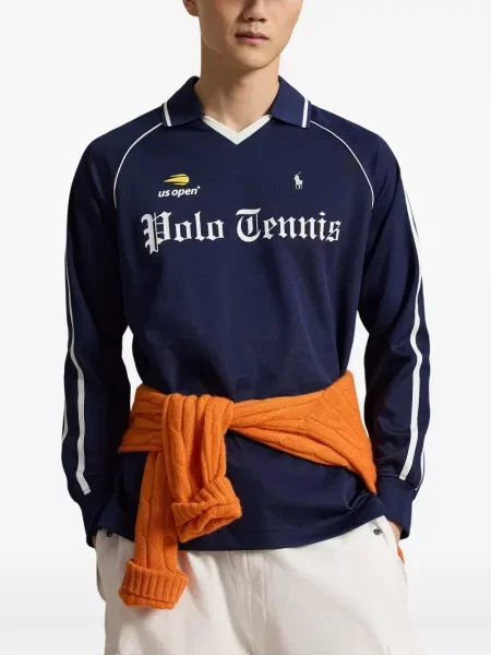 Șapcă Polo Ralph Lauren de mătase cu dungi cu cataramă albastru