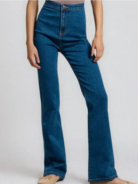 Джинсы клеш Sinsay синие