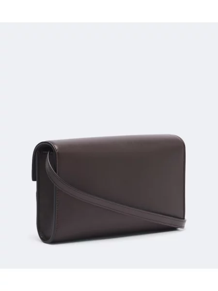 Geanta crossbody Savette din piele maro