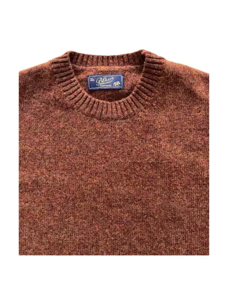 Sweter Bl'ker wełniany brązowy