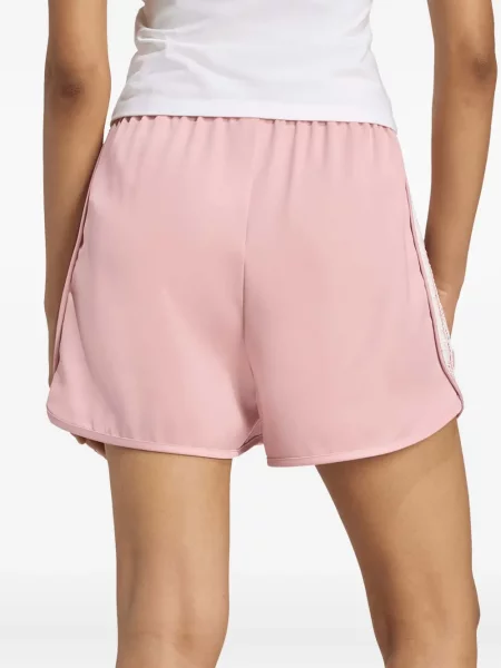 Top Adidas până la genunchi cu imagine cu model leopard roz