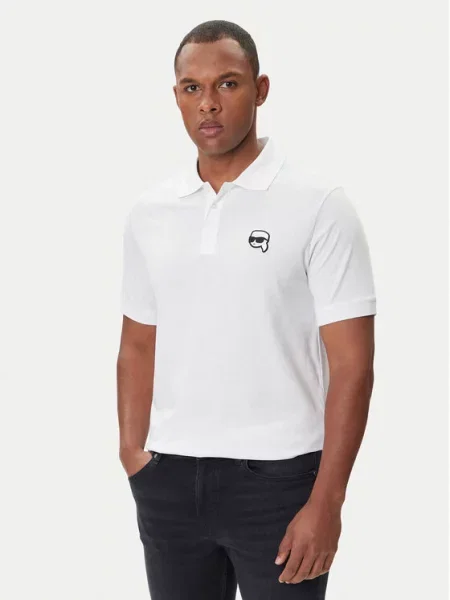 KARL LAGERFELD Polo biały