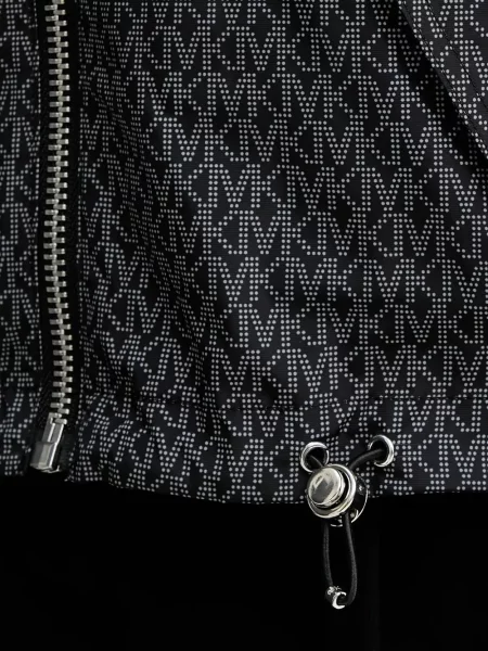 Portofel Michael Michael Kors cu broderie plisat negru