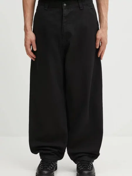 Carhartt WIP pantaloni de OG Single Knee Pant drept negru
