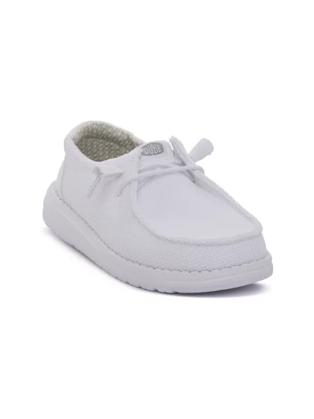 Pantofi Heydude stretch alb