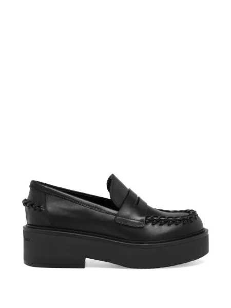 Pantofi loafer Gianvito Rossi țesuți negru
