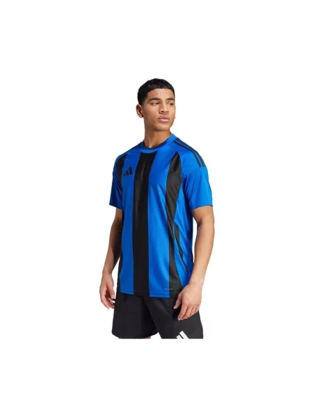 Pruhované tričko Adidas černé