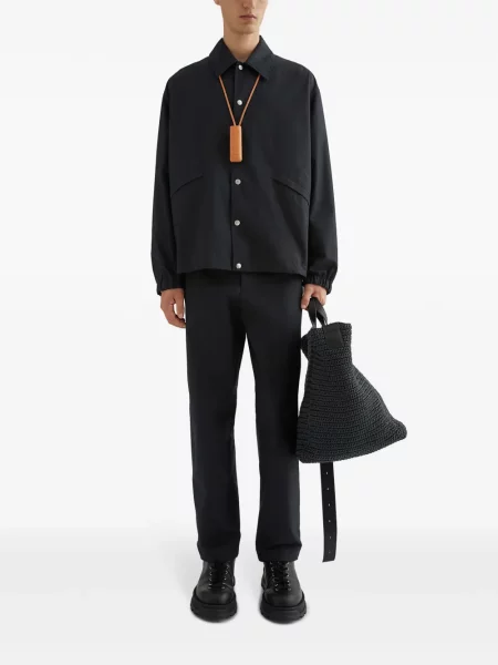 Риза Jil Sander синьо