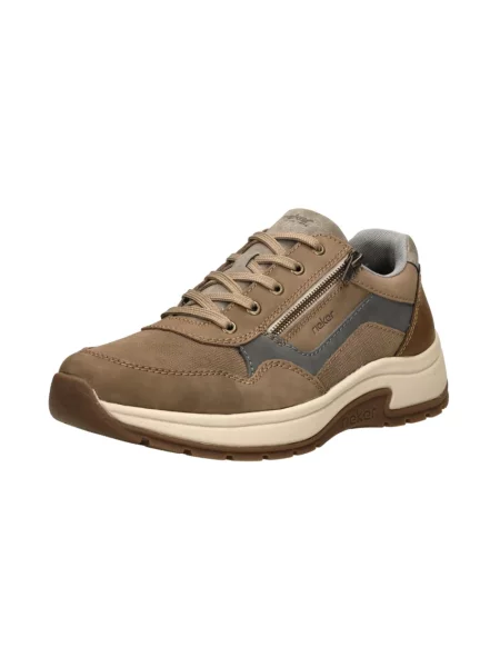 Sneakersy Rieker brązowe