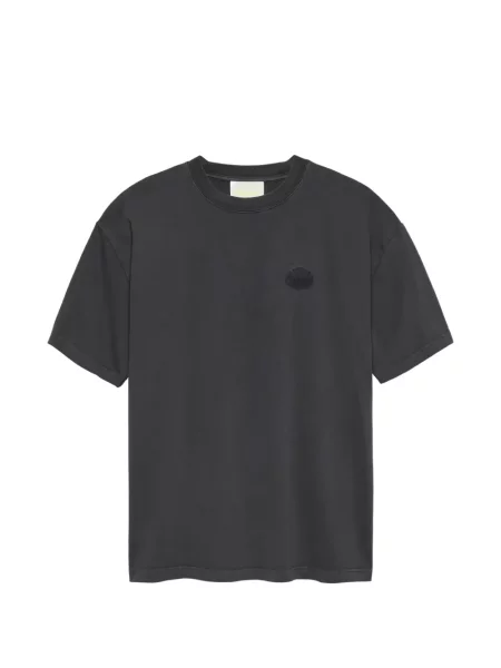 Tricou New Amsterdam cu broderie gri