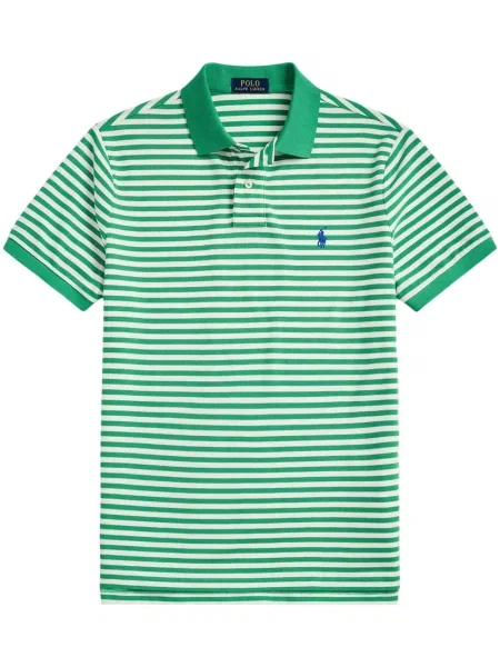 Slip de baie Polo Ralph Lauren cu broderie din piele de căprioară în carouri albastru