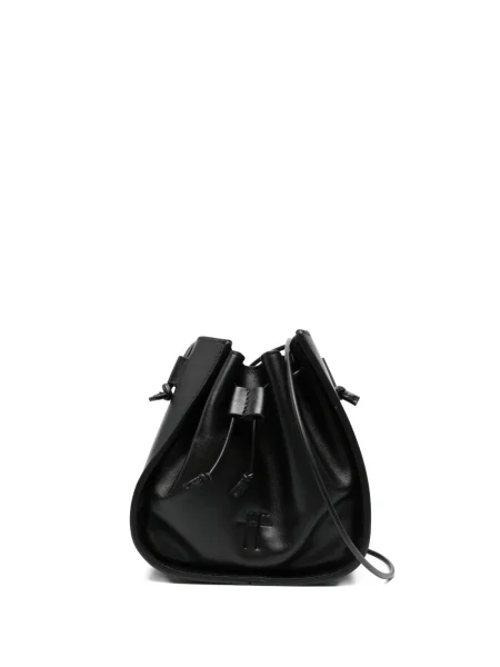 Șnur de strângere geanta crossbody Forte_forte negru
