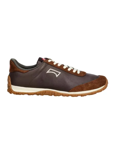 Sneakersy Camper skórzane brązowe