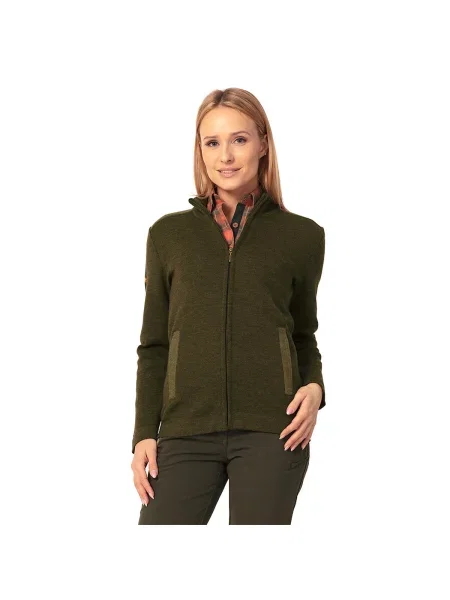 Sweter myśliwski Tagart Moore Lady z wełną Merino zielony