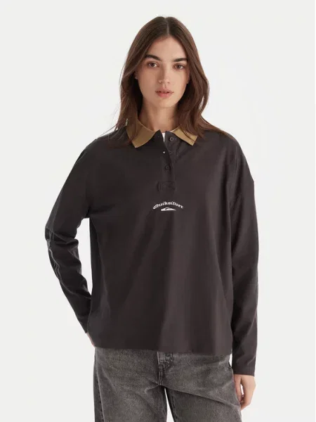 Quiksilver Polo marškinėliai Mercury Standard pilka