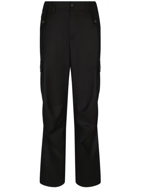 Pantaloni cargo Dolce & Gabbana de lână negru