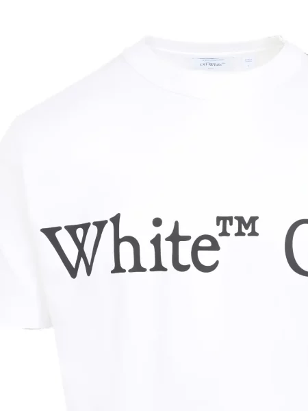 Tricou Off-white cu imagine alb