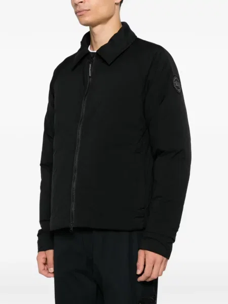 Kabát Canada Goose s autogramem černý