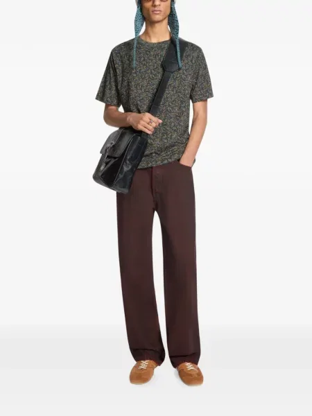 Tricou Dries Van Noten maro