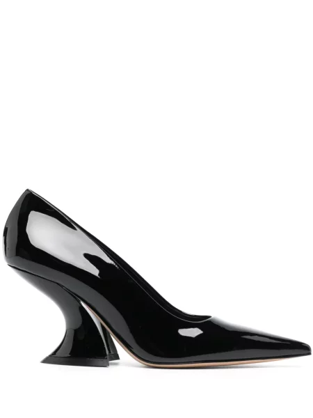 Pantofi cu toc Casadei din piele negru