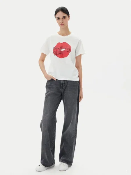 Тениска Jdy бяло