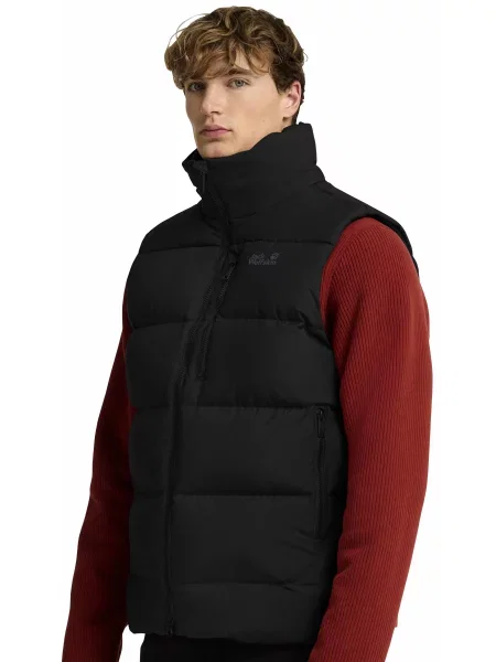 Утеплений жилет Jack Wolfskin Colonius чорний