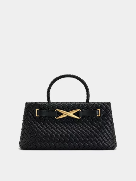 Кожаная сумка Jw Pei черная