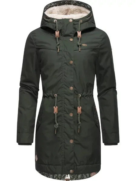 Geacă parka Ragwear verde