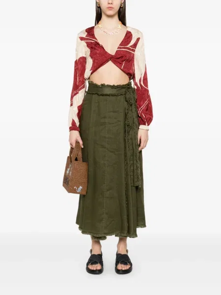 Fusta maxi P.a.r.o.s.h. de in verde