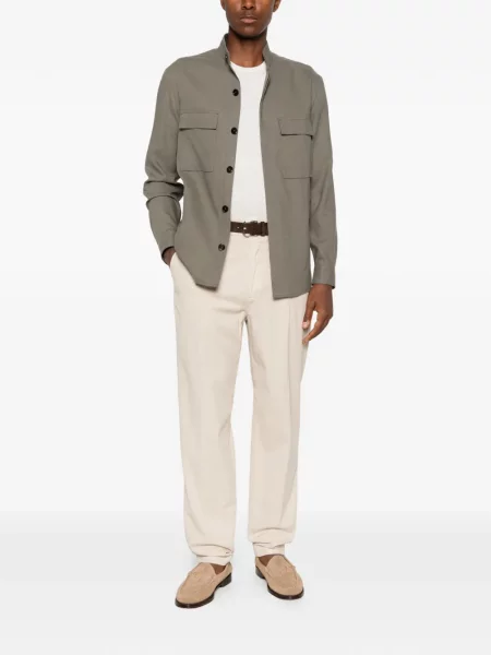 Geacă cămașă Zegna verde