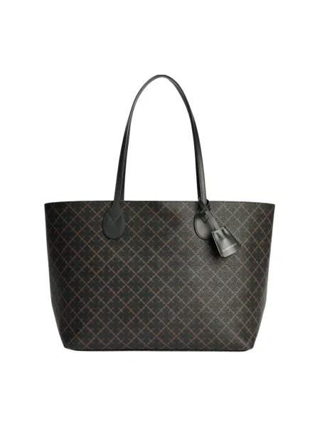 Lniana shopperka By Malene Birger brązowa