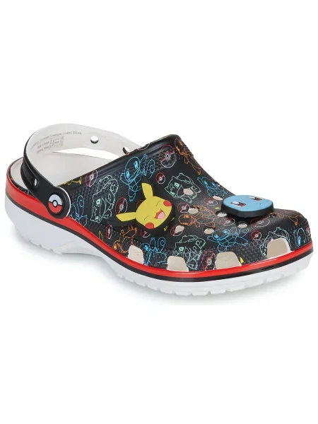 Papucs Crocs nyomtatás fekete