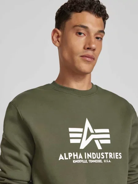 Sweter Alpha Industries z nadrukiem
