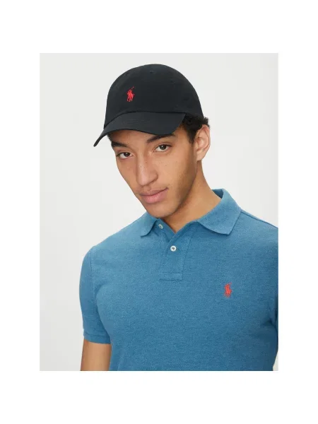 Hlače chino Ralph Lauren keper črna