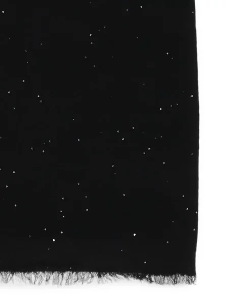Šál Faliero Sarti s flitry černý