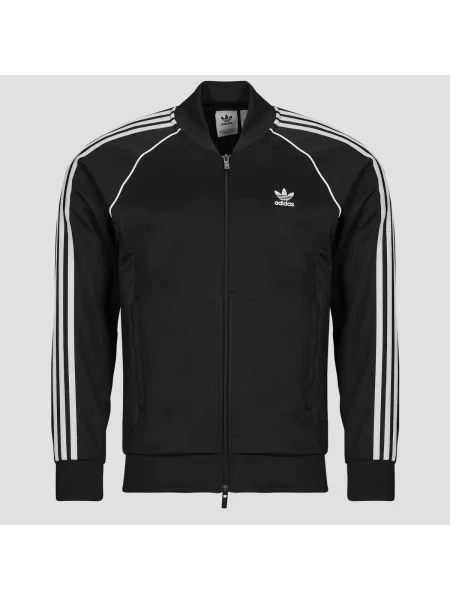 Bunda adidas Originals Adicolor Classics Sst Track Jacket Black/ White XL bílá