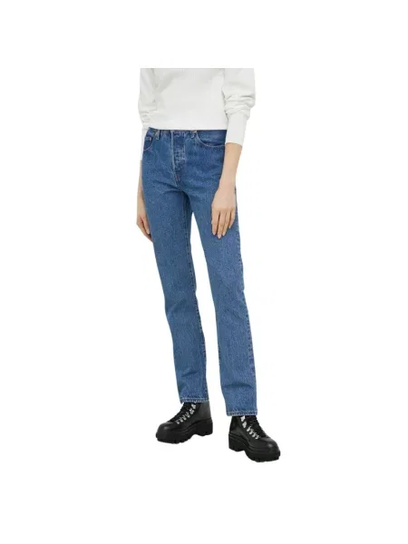 Jeansy straight leg Levi's niebieskie
