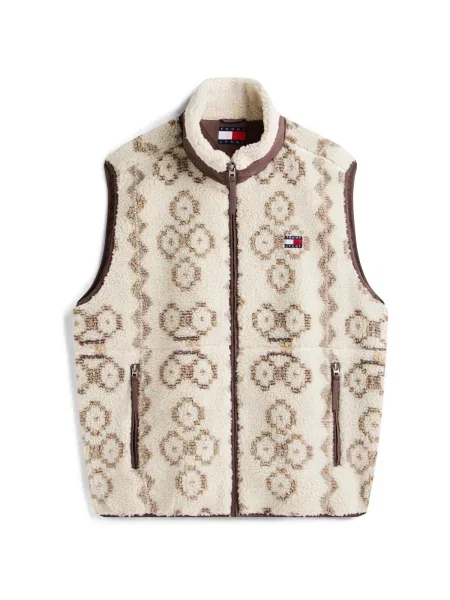 Ursuleț de pluș vestă denim Tommy Jeans maro